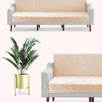 Couchüberwurf Beige