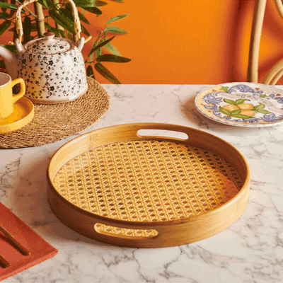 Mien "Hazeren" Bambus Tablett