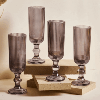 Perotti "Imola Smocked" Sektglas