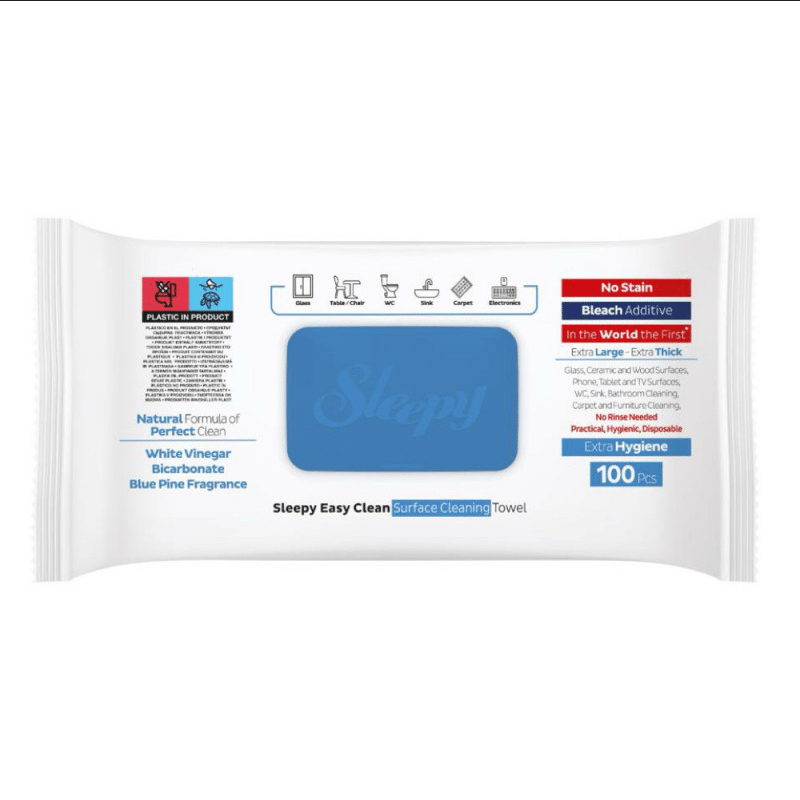 Sleepy Easy Clean Oberflächenreinigungstücher mit Bleichmittelzusatz – Bild 3