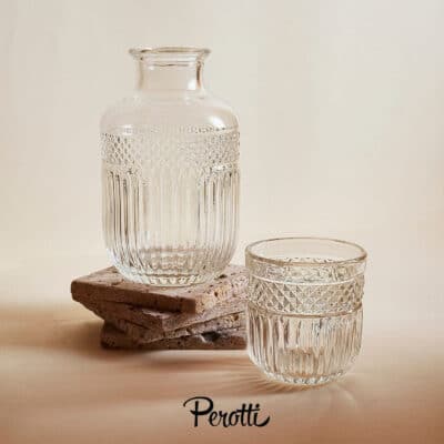Perotti "Morry" Wasserkaraffe mit Glas
