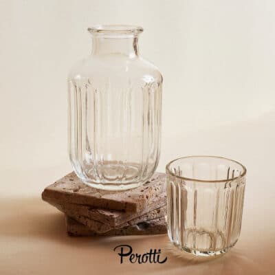 Perotti "Morry" Wasserkaraffe mit Glas