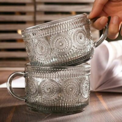 "Arona" Glastasse - 2er Set