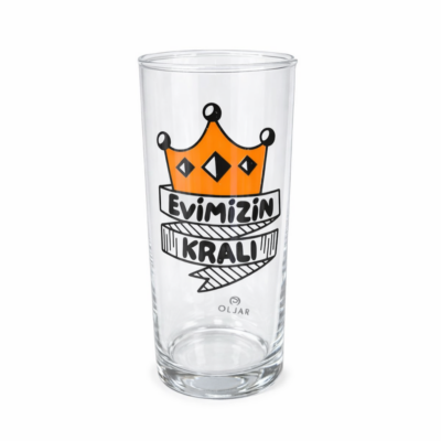 Trinkglas "Evimizin Krali"