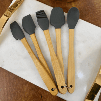 "Spatula" mini Küchenutensilien Grau