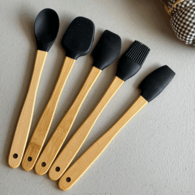 "Spatula" mini Küchenutensilien Schwarz