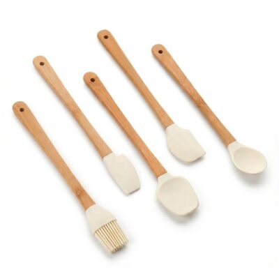 Silikon Küchenhelfer Set - Creme