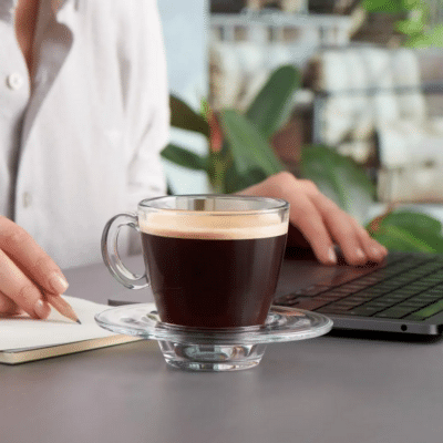 Pasabahce "Aqua" Tee- / Kaffeetassen Set