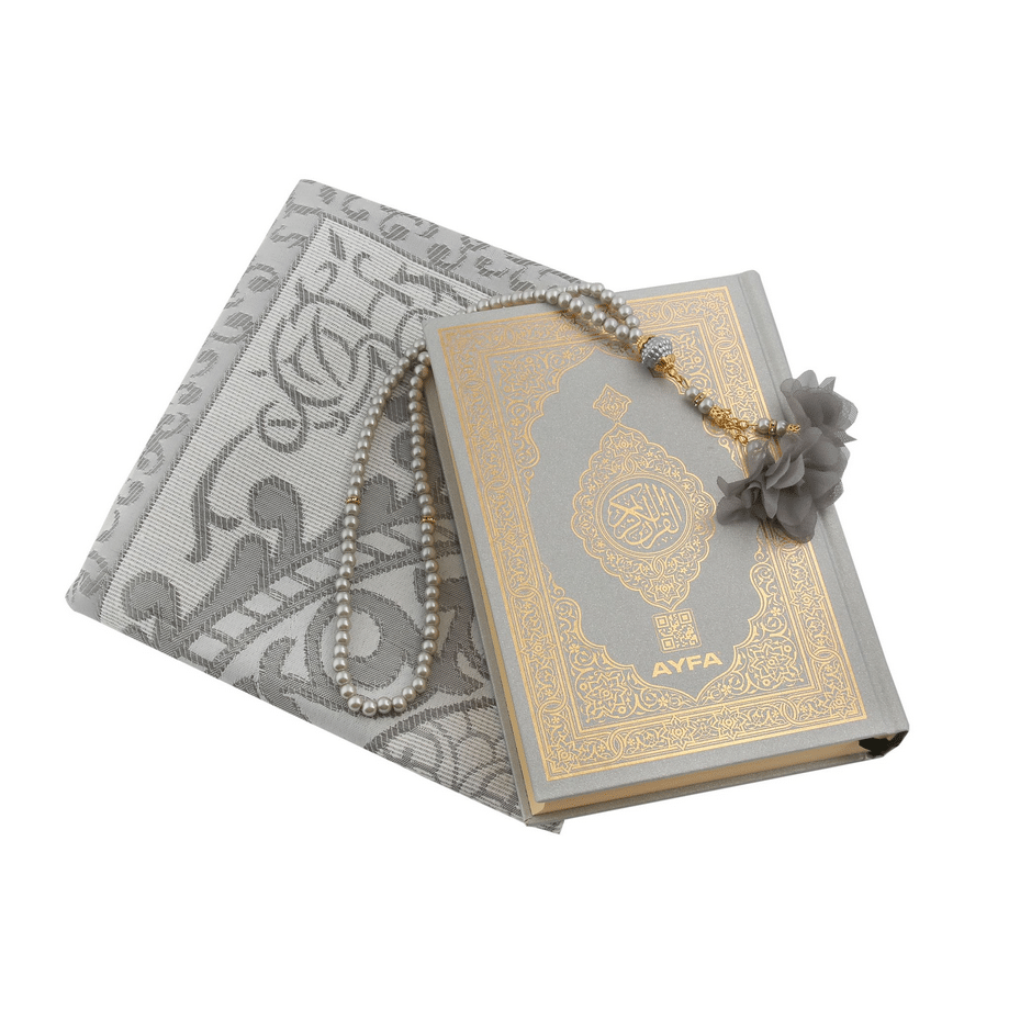Azra Islamisches Geschenkset – Grau – Bild 2