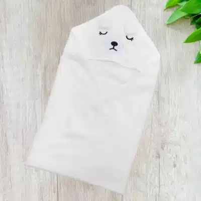 Baby Kapuzen-Badetuch "Bär"