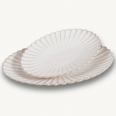 "Bloomy" Servierplatte Oval 2er Set