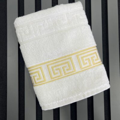 "Medusa" Handtuch Weiß