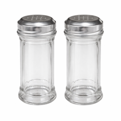 Salz- & Pfefferstreuer aus Glas – 2er Set