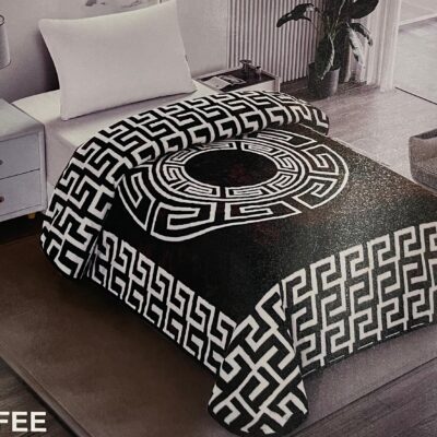 Wolldecke für Doppelbett Braun