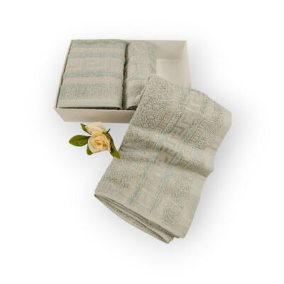Handtuch Set 3 teilig Grün