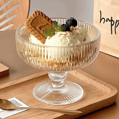 "Striped" Dessertgläser Set