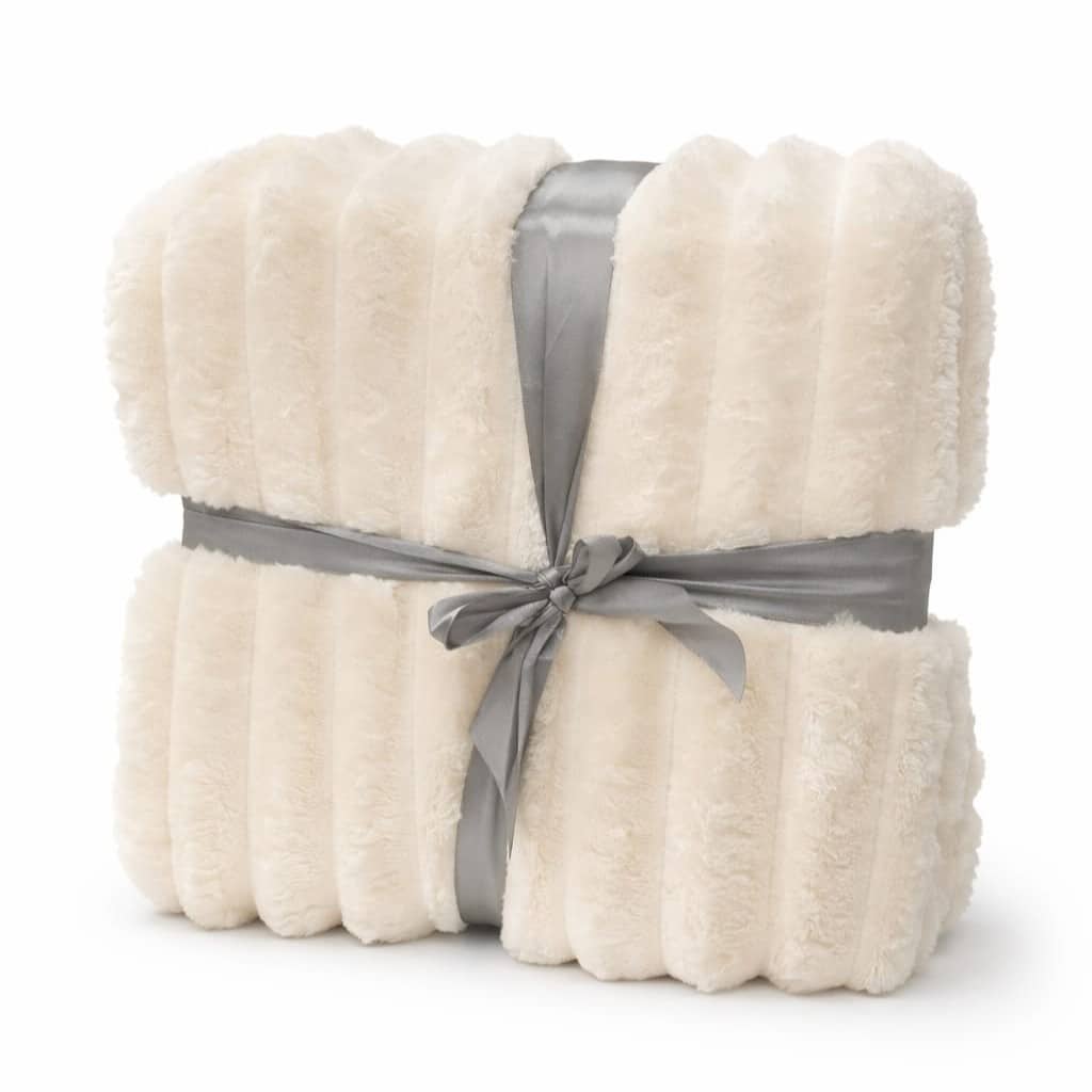 Kuscheldecke Creme