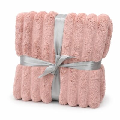 Kuscheldecke Altrosa