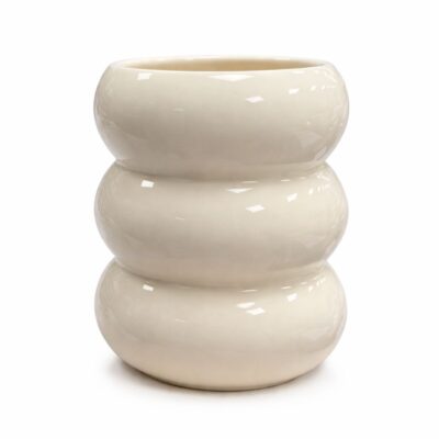 Bubble Becher - 2er Set Creme