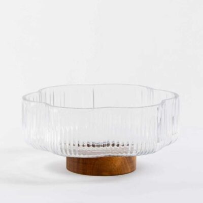 "Flower" Glasschale Medio