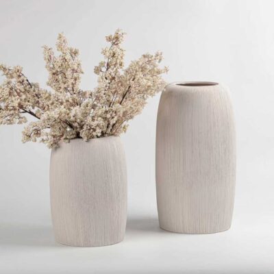 "Terracotta" Vase - Schlank Leicht Oval