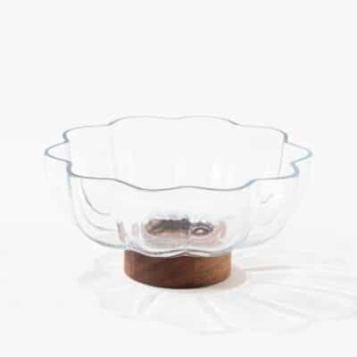 "Wavy" Glasschale Medio