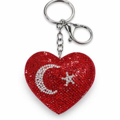"Türkei" Strass-Schlüsselanhänger