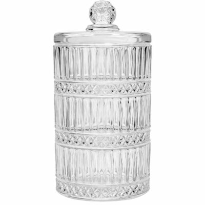 "Elisa" Glasschale mit Deckel - 3 Stöckig