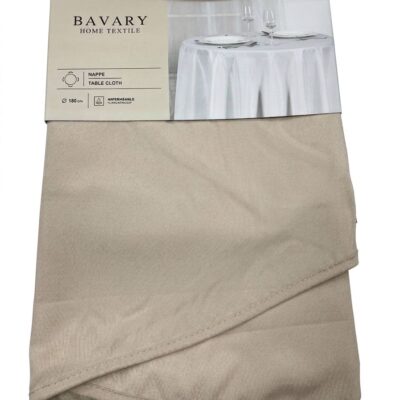 "Nappe" Runde Tischdecke - Beige