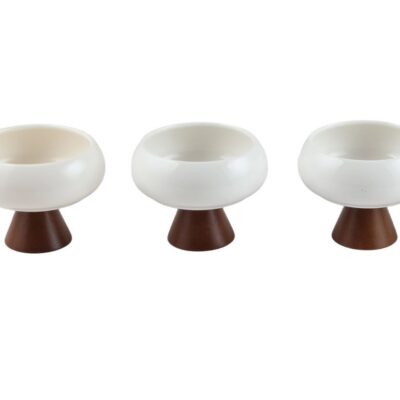 "Mira" Snackschalen mit Holzfuß