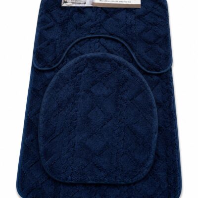 Badematten Set - 3 teilig Blau