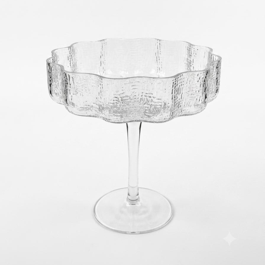“Bowl” Glasschale auf Fuß