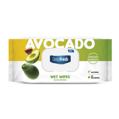 DeepFresh "Avocado" Feuchttücher – 120 Stück