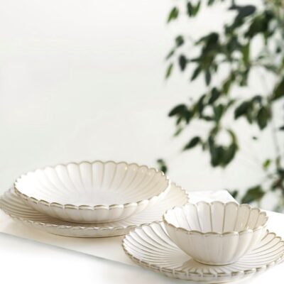 "Bloomy" Geschirrset - 24 teilig