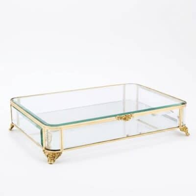 "Elegance" Glasbox - Gold