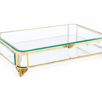 "Elegance" Glasbox Grande - Gold