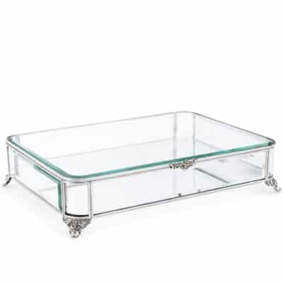 "Elegance" Glasbox - Silber