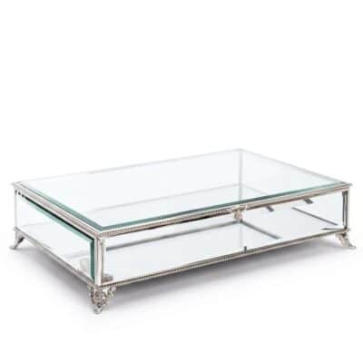 "Nature" Glasbox - Silber