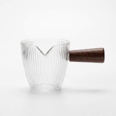 "Milk" Milchkännchen mit Holzgriff - 120ml